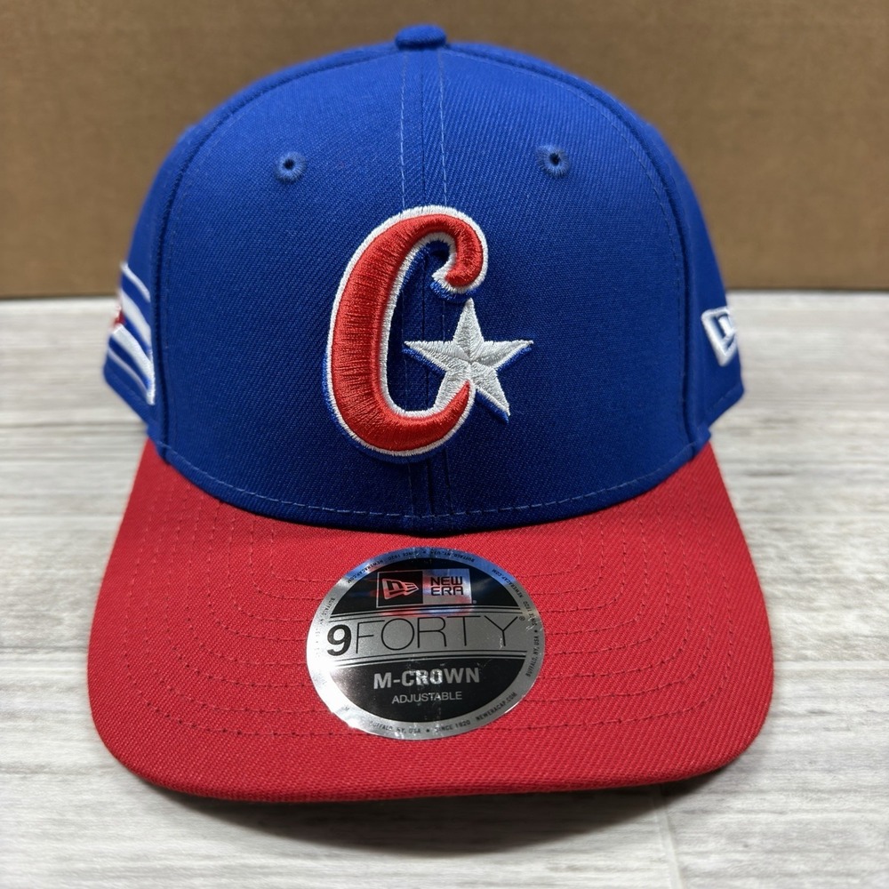 New Era 2026 World Baseball Classic Cuba 9FORTY M-Crown Snapback Hat Blue/Red